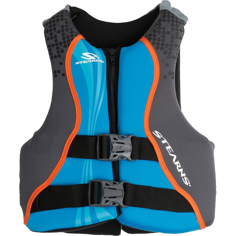 Stearns Youth Hydroprene Life Vest Type III BlueGrey 5090lbs