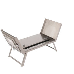 ULTRALIGHT FOLDING TITANIUM HOT TENT WOODBURNING STOVE WITH GLASS WINDOW