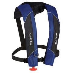 Onyx AM24 AutomaticManual Inflatable PFD Life Jacket Blue