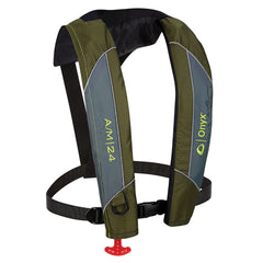 Onyx AM24 AutomaticManual Inflatable PFD Life Jacket Green