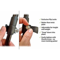 Folding Travel Walking & Hiking Poles
