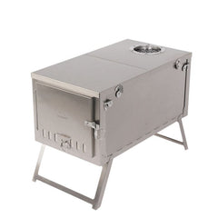 PEREGRINE ULTRALIGHT FOLDING TITANIUM HOT TENT WOODBURNING STOVE - 10' CHIMNEY