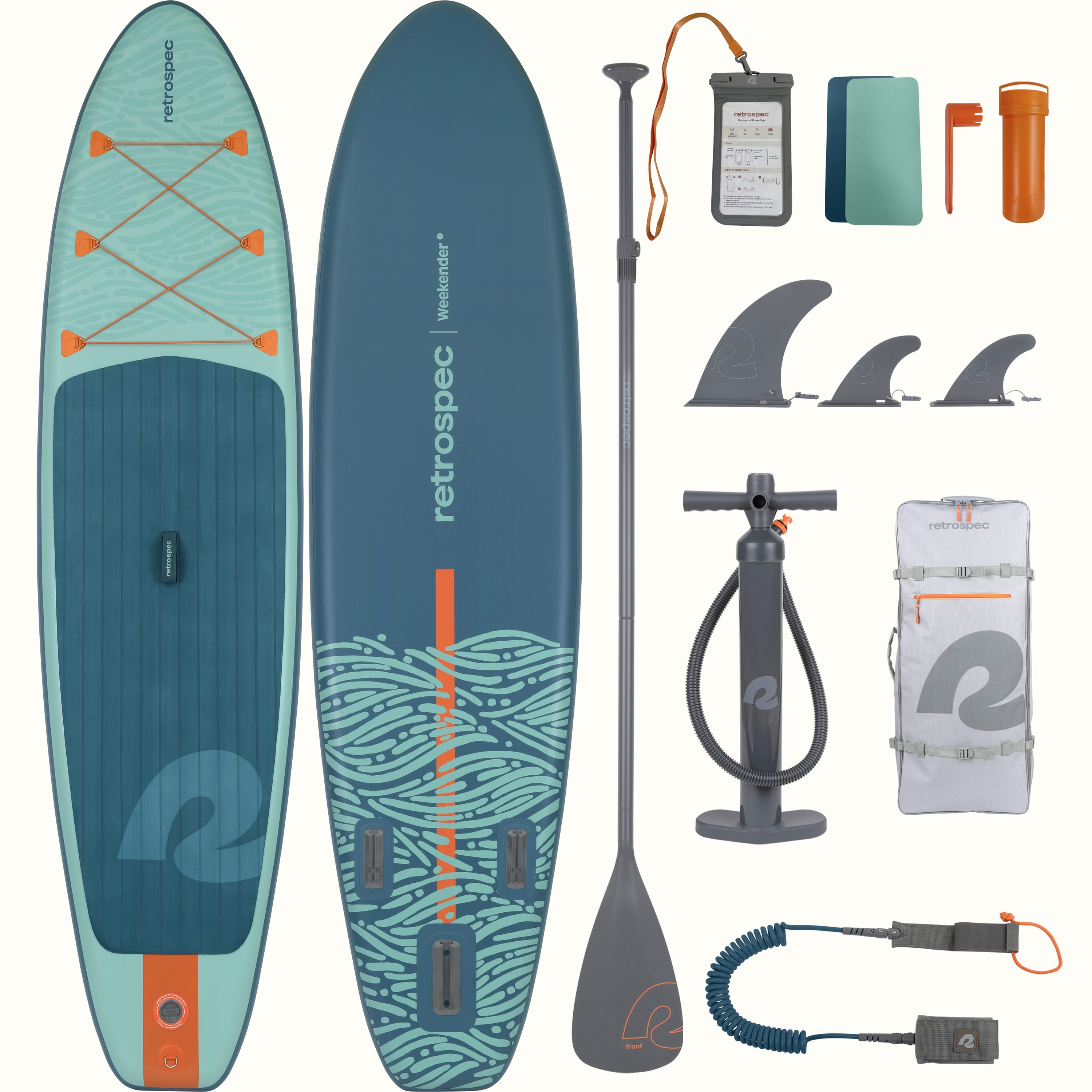 Weekender 2 Inflatable Stand Up Paddle Board 10’6” | Seafoam Tide