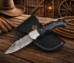 Damascus Steel Pocket Knife